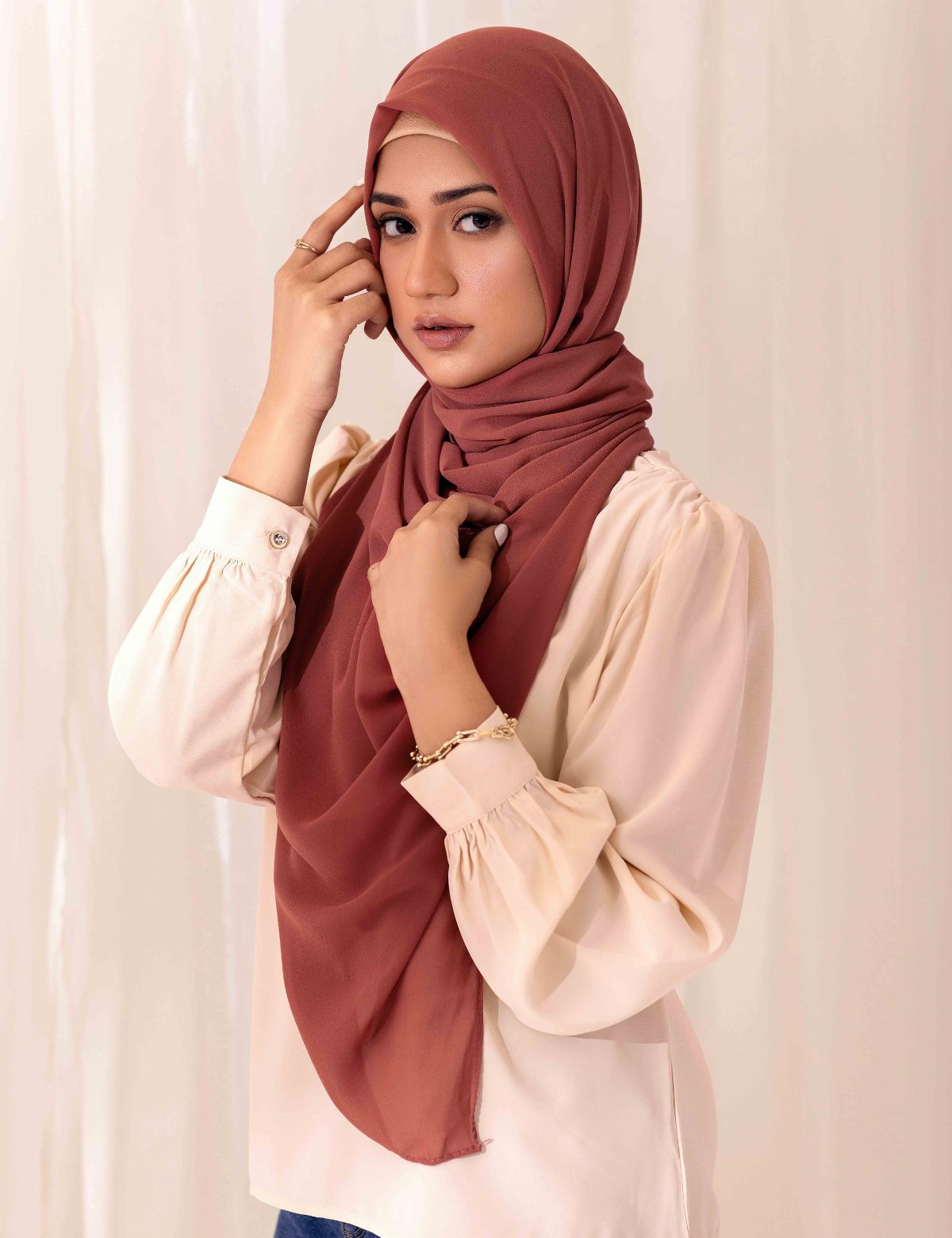 Chiffon Bubble - Rosewood