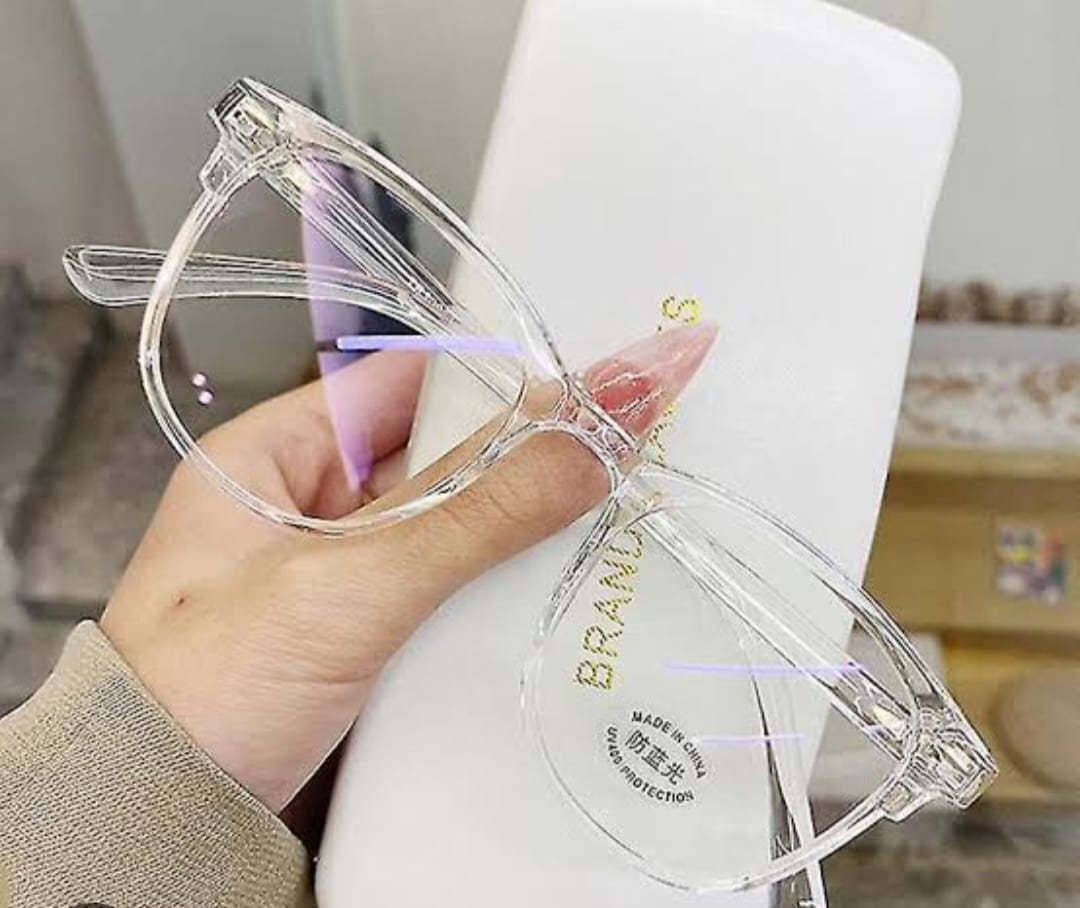 Transparent Lightweight  UV Eyeglasses