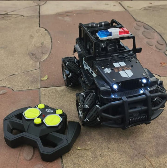 Remote Control Rock Climbing Police Jeep