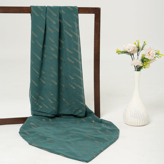 Dazzle Chiffon Hijab - Teal