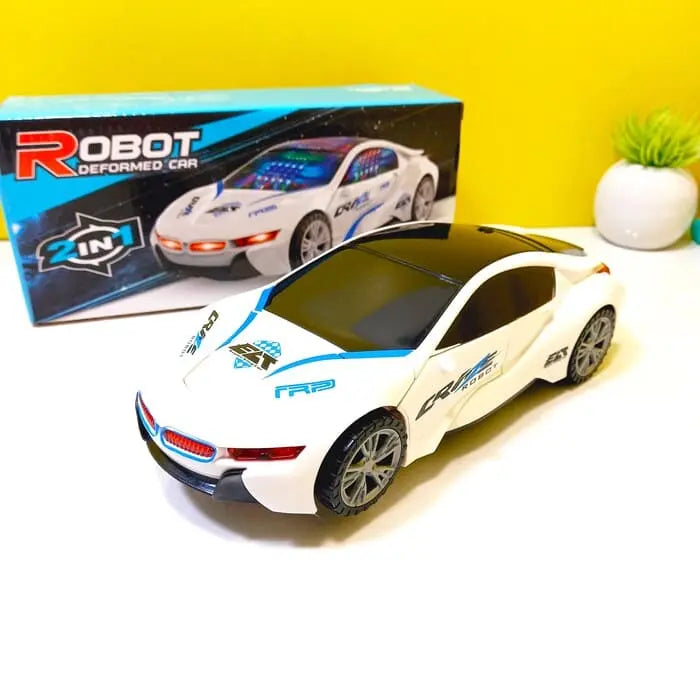 Deformation Robot Car With Music & Lights