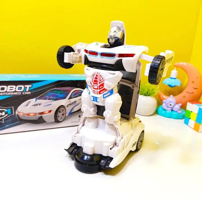 Deformation Robot Car With Music & Lights