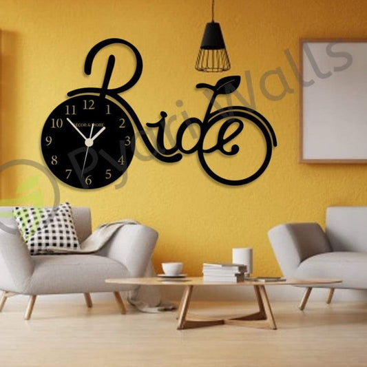 Premium Ride Wall Clock (Big Cycle)