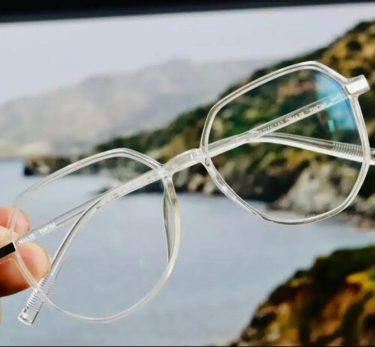 Transparent Lightweight  UV Eyeglasses