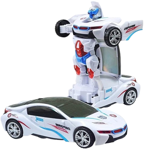 Deformation Robot Car With Music & Lights