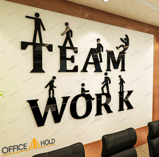 Teamwork 3D Creative Office Decor (tw01) - Wall Decorations